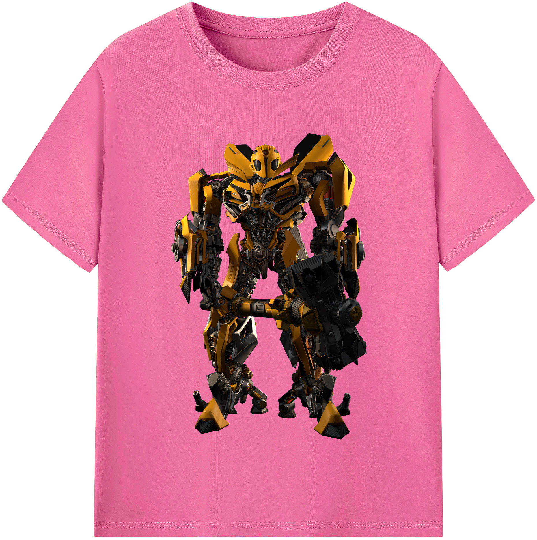 （画像用） Transformers トランスフォーマー レディースカジュアルプリントTシャツ（綿100％）